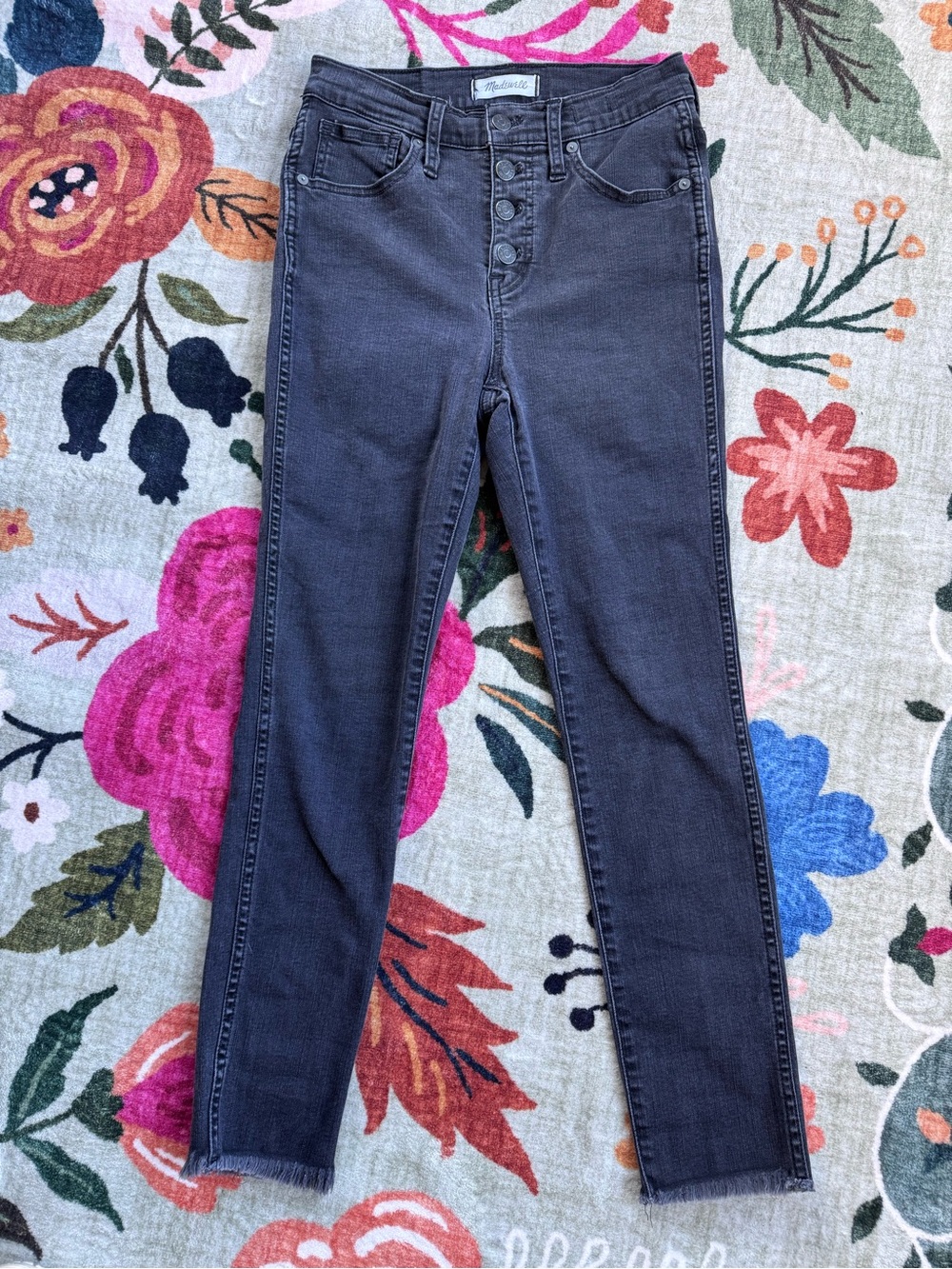 Madewell Skinny High-Rise Jeans - Charcoal